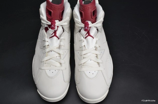 Maroon Air Jordan Retro white 384664-116 6 0905